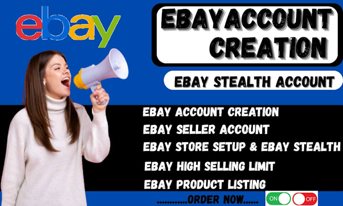 create ebay seller account for all country, ebay store setup, ebay listing
