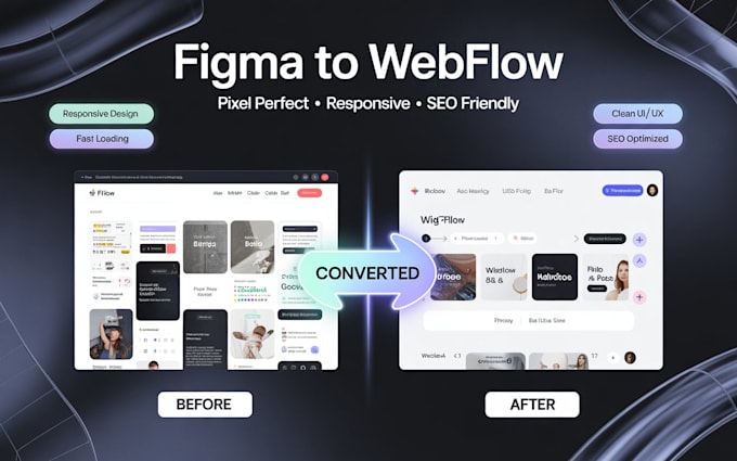Convert figma to webflow website with responsive design by Rao ...