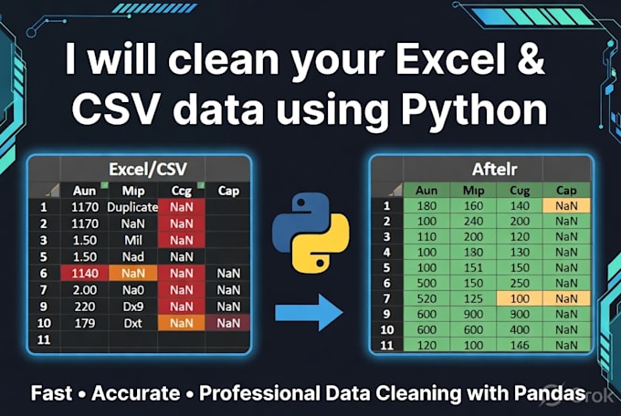 Clean, organize and fix your excel or csv data using python by Vishwa ...