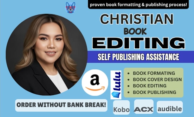 christian book editing proofreading book formatting developmental editing kindle