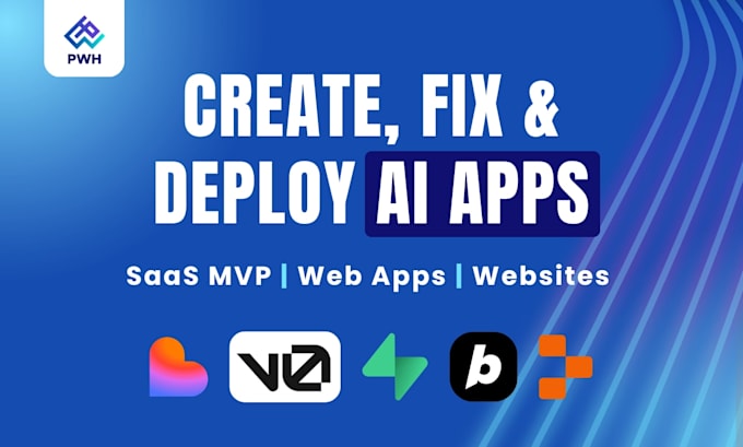 develop lovable ai web apps, saas mvp , and website using bolt, supabase, replit