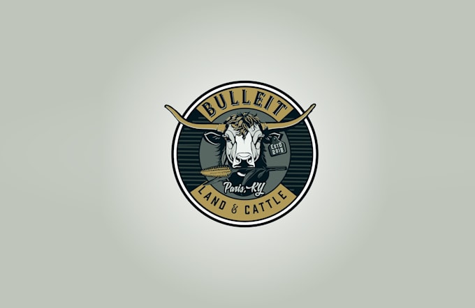do cattle brand western ranch farm logo