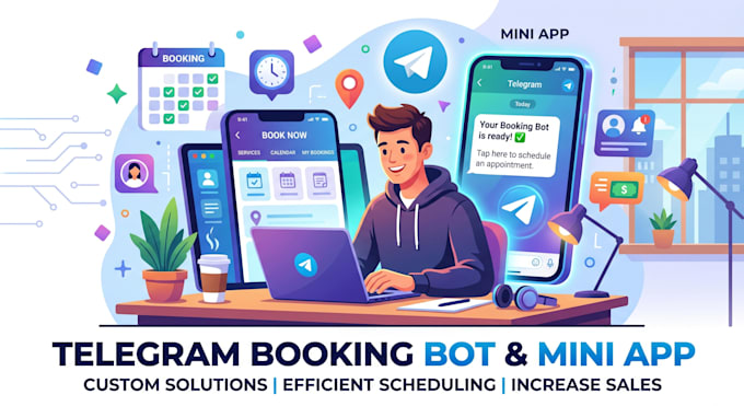 build a professional telegram mini app or booking bot