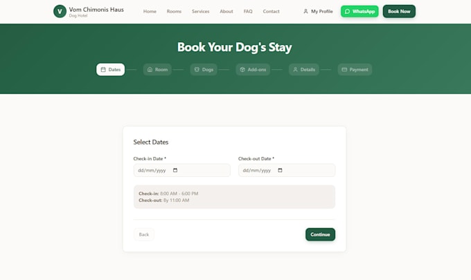build a custom web app client portal or admin dashboard