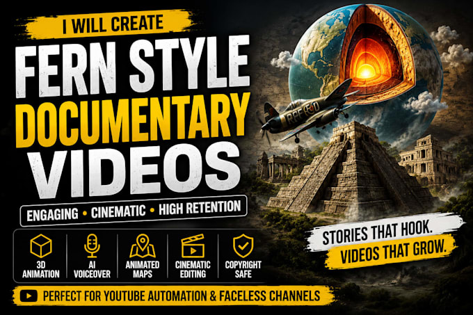 edit professional 3d documentary fern style videos