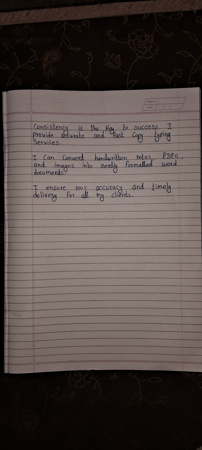 do copy typing in english