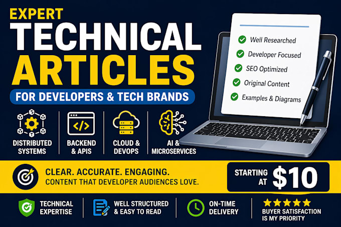 write expert technical articles on distributed systems, cloud computing, and ai