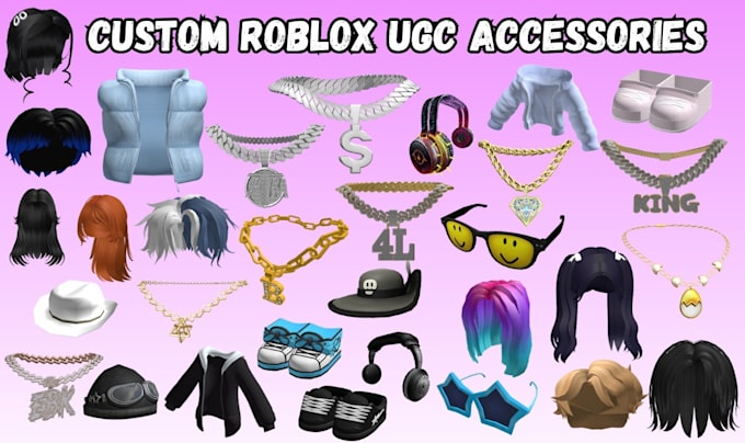 create custom roblox ugc accessories, hair, hats and items