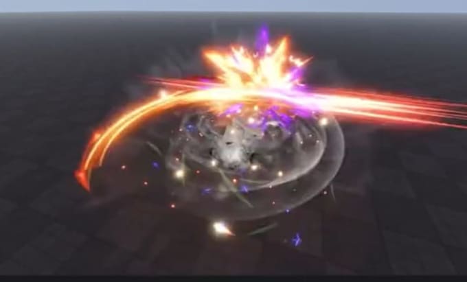 make visual effect for roblox game, abilities combat vfx, particles aura effect