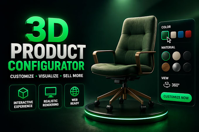 design interactive 3d product viewer and configurator