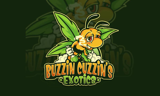 design hemp cannabis marijuana exotics logo