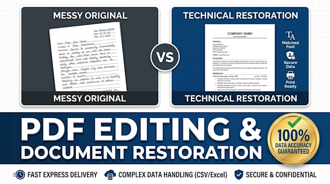convert complex PDF to excel, CSV, and clean your business data