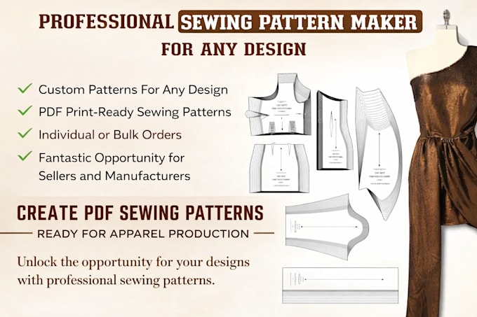 create and grade sewing patterns for clothing with pattern editing