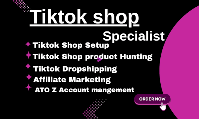 setup tik tok shop, do product research and optimization