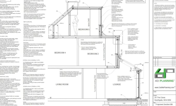 do UK building regulation structural calculation planning permission drawings