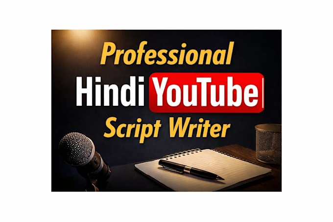 write hindi youtube scripts