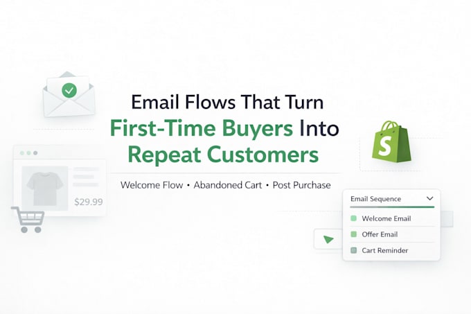 set up klaviyo email flows to increase repeat purchases for your shopify store
