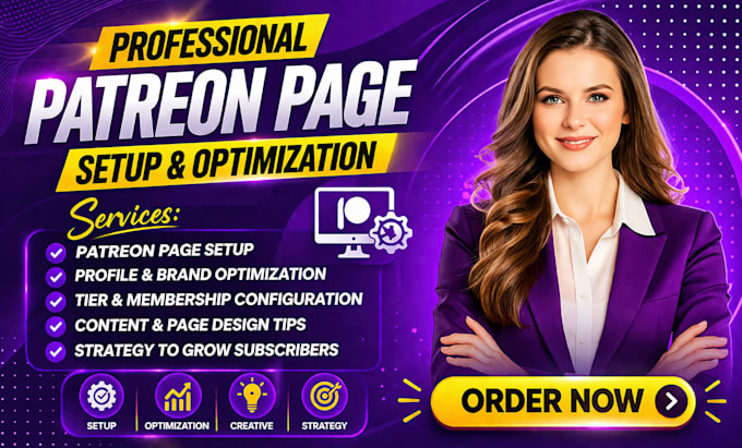 set up your patreon page