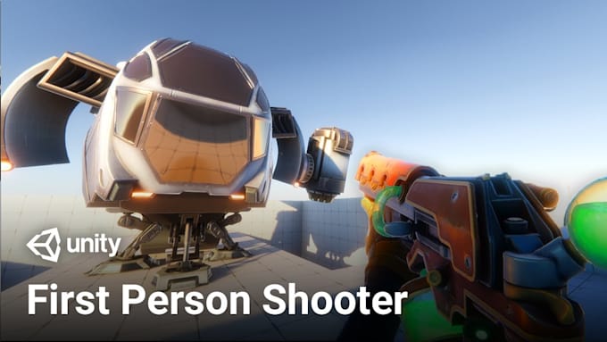 develop professional unity 3d action, fps and shooting games