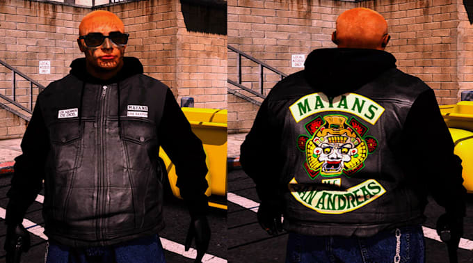 custom kuttes patch set flag that fits your fivem crew per