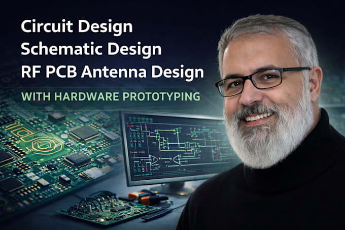 design pcb circuit, pcb design, pcb schematic, fabrication gerber and bom