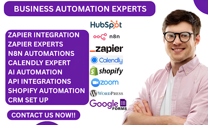 zapier make com calendly shopify zoom wordpress wix n8n hubspot google forms