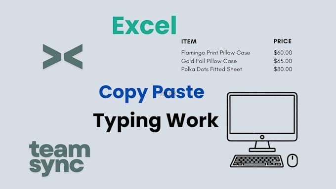 fast and accurate data entry, excel, web research