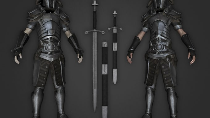 design custom character, armor, weapon for your skyrim
