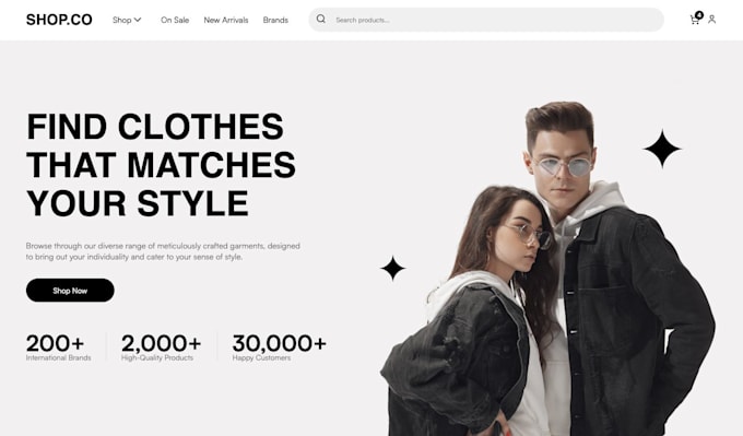build a modern responsive website using react and vite