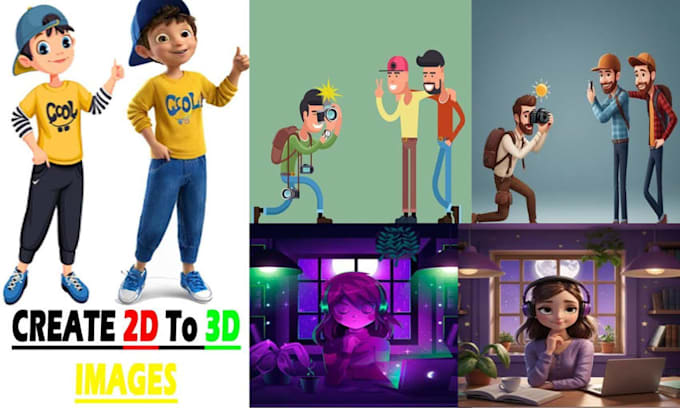 Pixar Animation Rig Pixar-style 2d- und 3d-cartoon-animationen, niedliches maskottchen ...