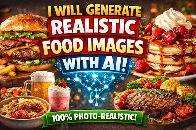create realistic food images with ai for your brand