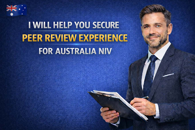 help you secure peer review experience for australia niv