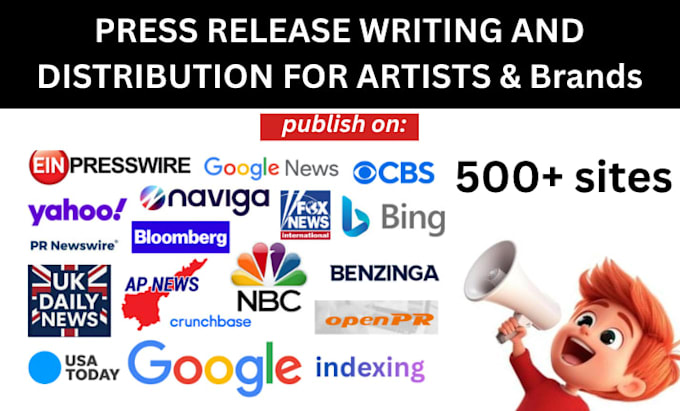 do UK US einpresswire google index press release distribution for artist brands