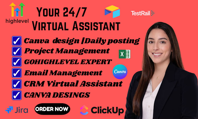 be professional virtual assistant for gohighlevel and social media management