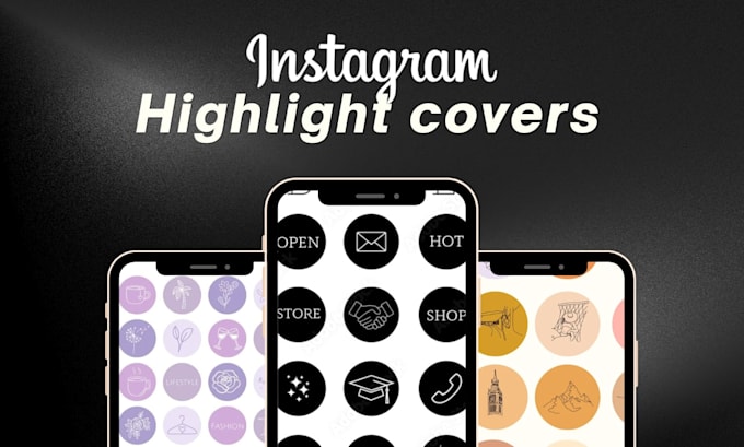 design aesthetic instagram highlight covers