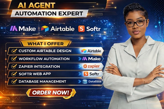 design airtable database airtable make com automation softr web app airtable