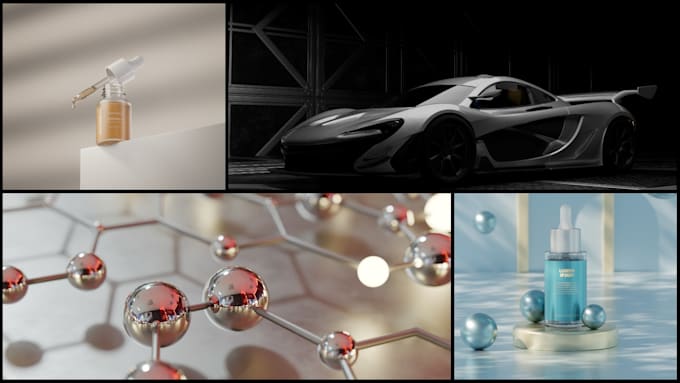 create 3d product animation