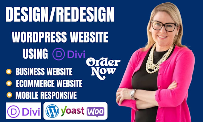 design divi wordpress website divi theme customization using divi builder