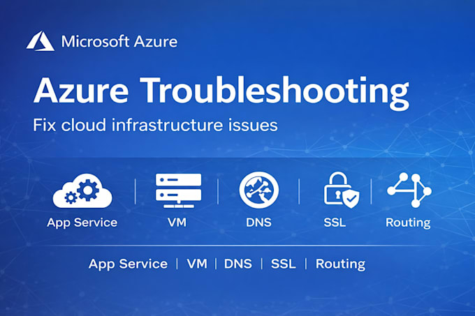troubleshoot and fix microsoft azure infrastructure issues