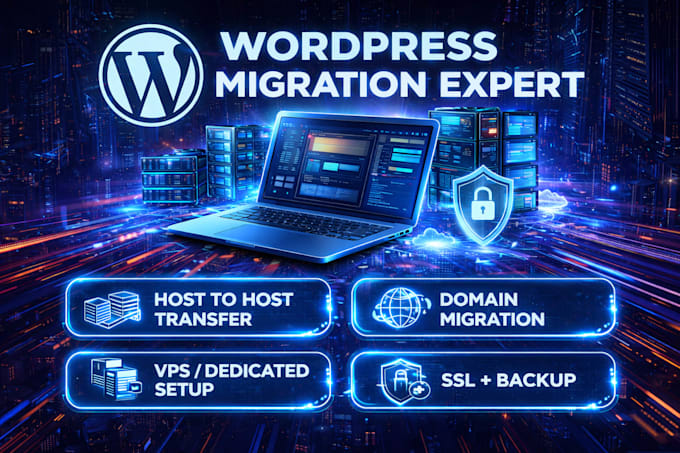 be your wordpress developer website designer and migrate wordpress website