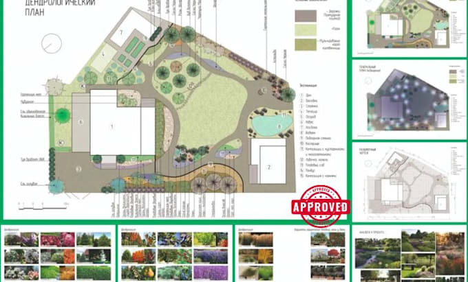 do alta land survey, color plot plan, site plan, property plan, map illustration