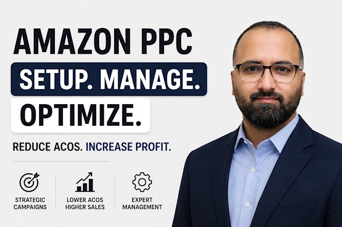 setup, manage and optimize amazon PPC campaigns to reduce acos