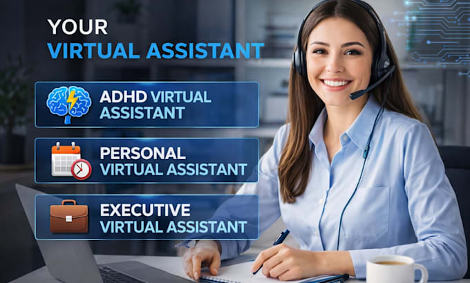 adhd virtual assistant, personal virtual assistant, executive virtual assistant