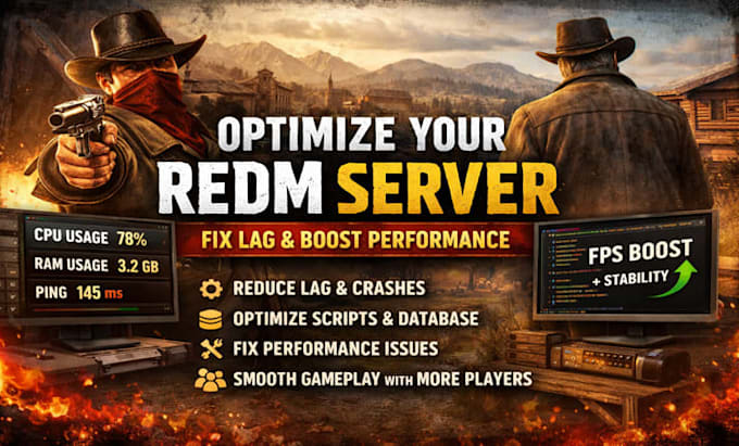 optimize your redm server performance and fix lag issues