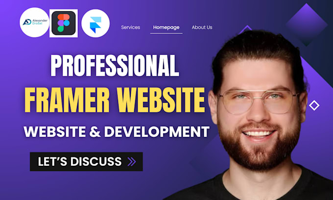 design framer website, figma to framer landing page as framer developer