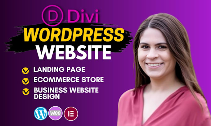 Build fast wordpress divi website with seo and divi theme customization ...