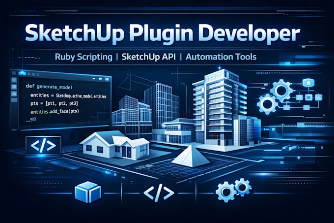 develop sketchup plugin and ruby scripting tools