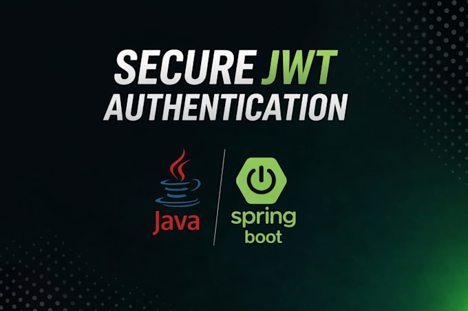 add jwt authentication and spring security to your spring boot API