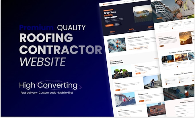 build a roofing contractor website that generates leads