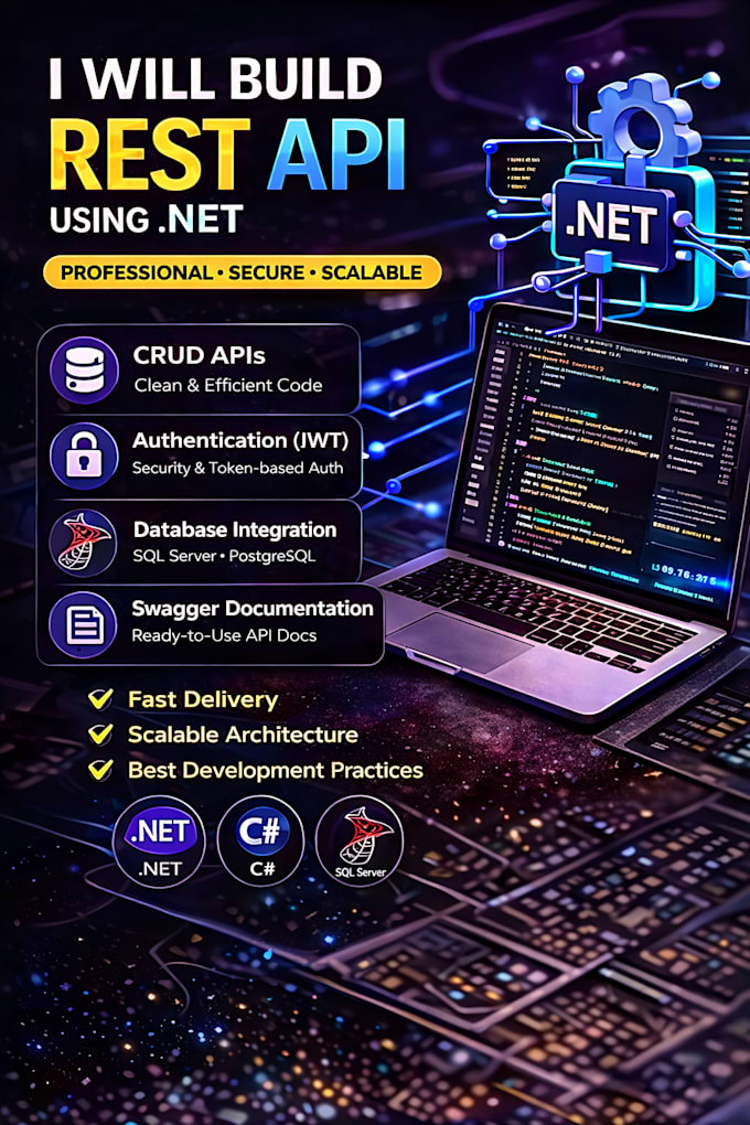 build rest API using dotnet professionally